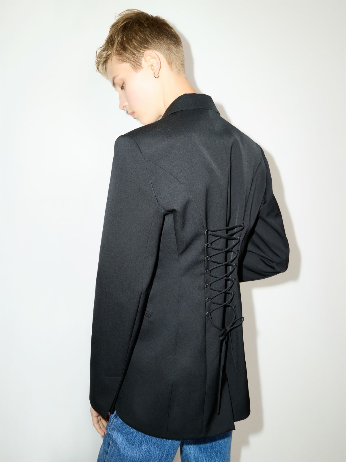 Tailcoat blazer Sami Miró &Co.llaboration - BLACK - MAX&Co. - 2