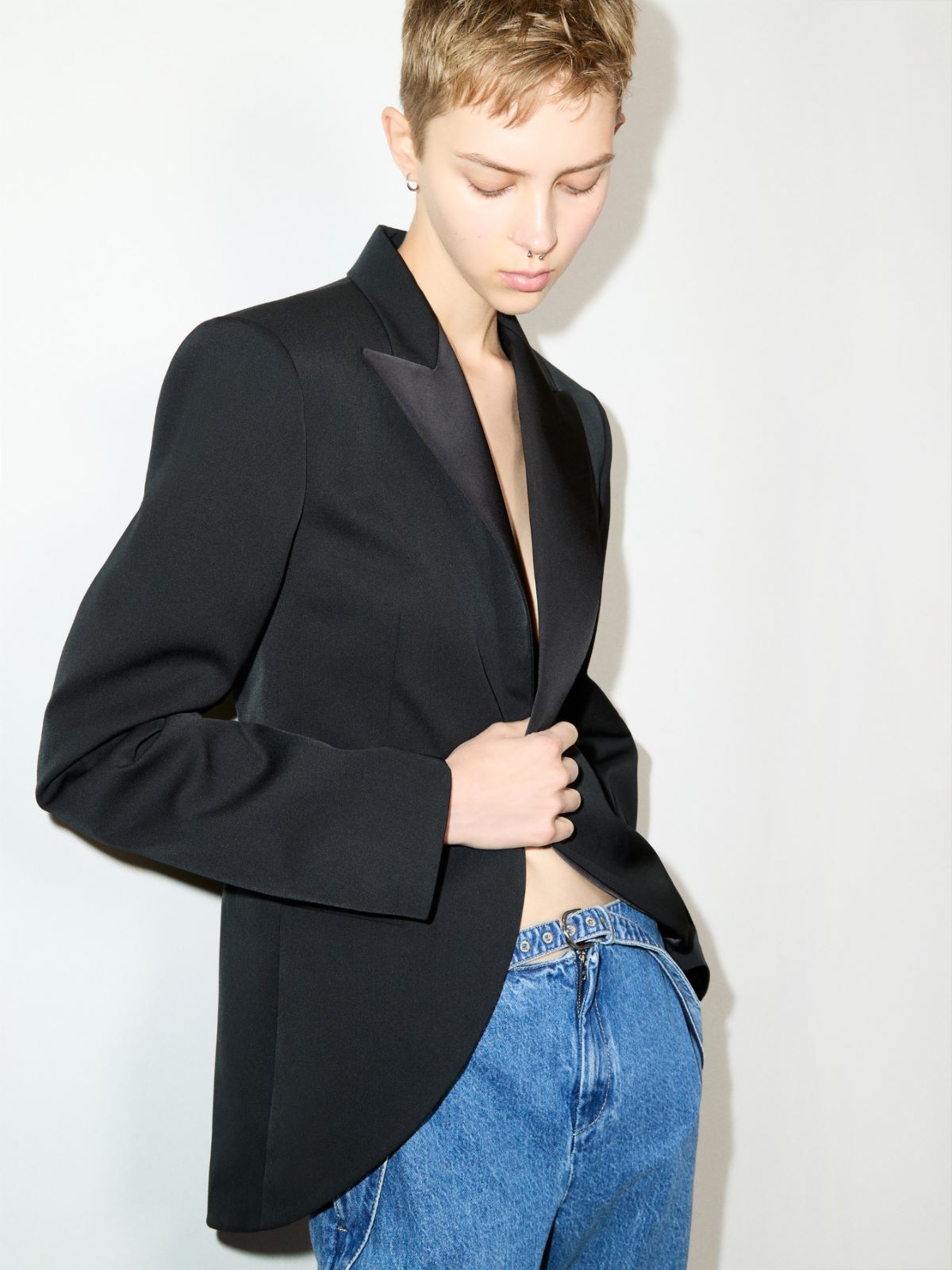 Tailcoat blazer Sami Miró &Co.llaboration - BLACK - MAX&Co.
