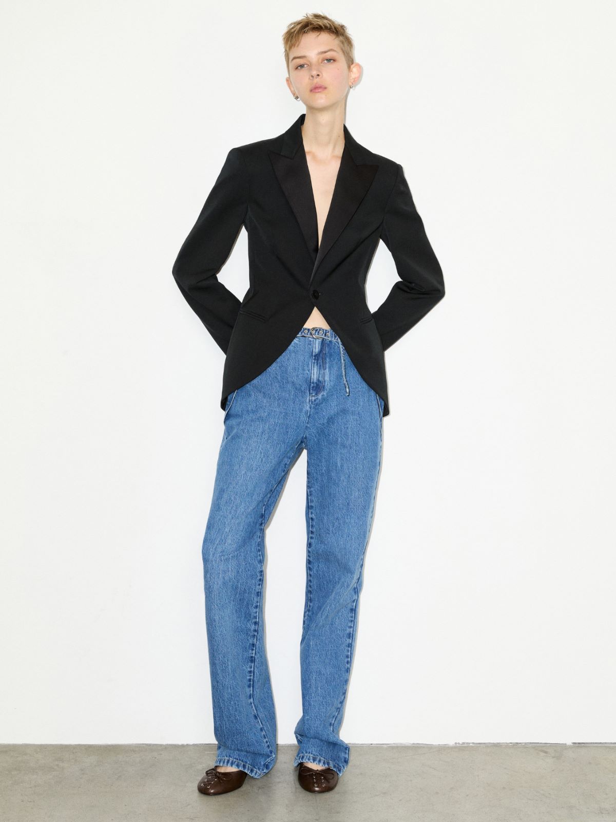 Tailcoat blazer Sami Miró &Co.llaboration - BLACK - MAX&Co. - 4