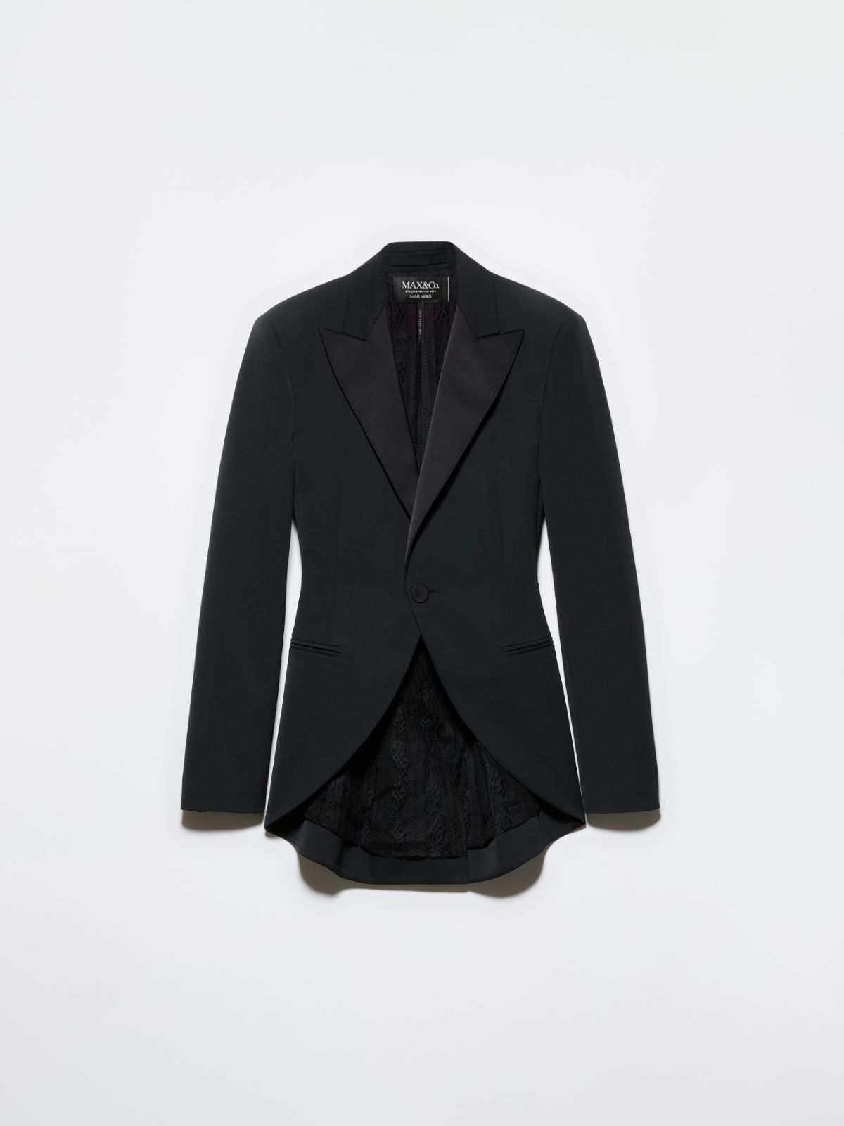 Tailcoat blazer Sami Miró &Co.llaboration - BLACK - MAX&Co. - 5