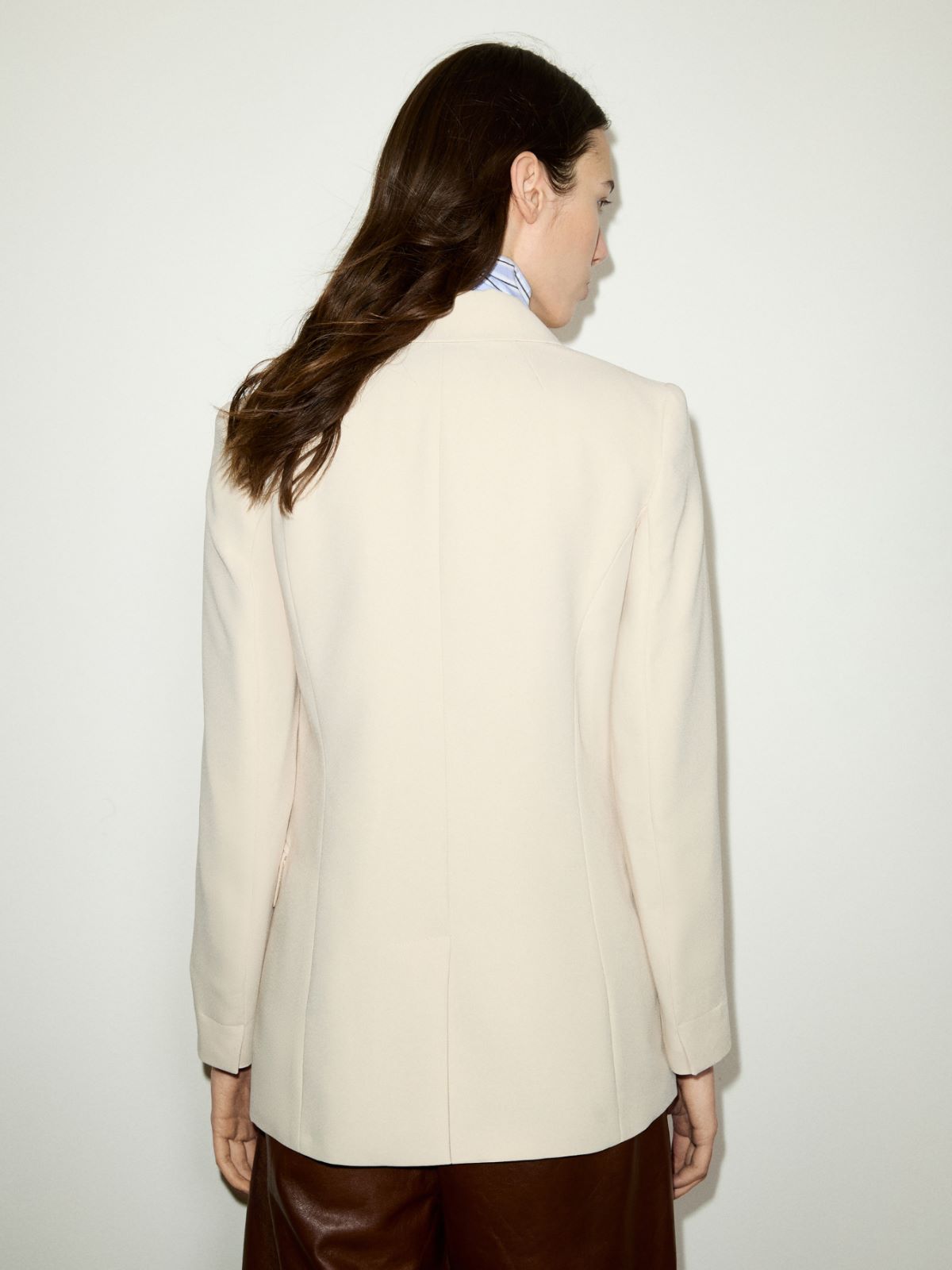 Envers satin blazer - BEIGE - MAX&Co. - 2