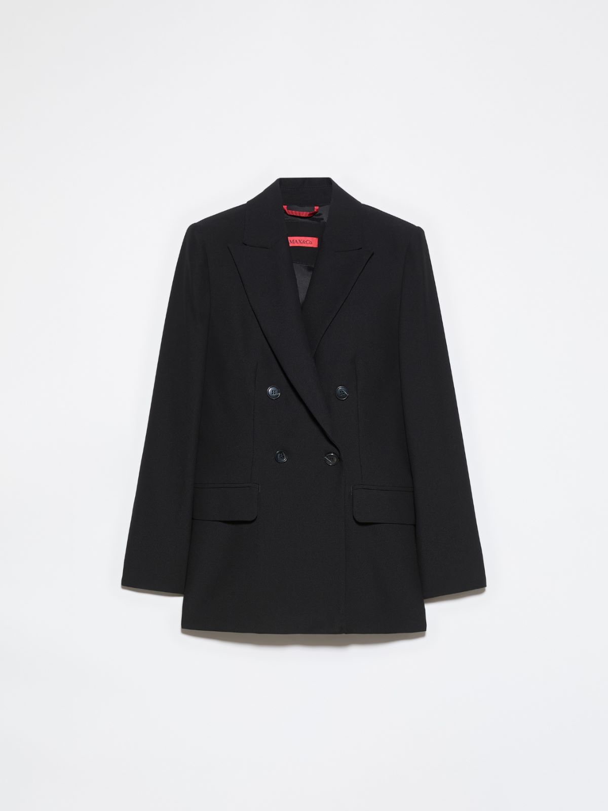 Envers satin blazer - BLACK - MAX&Co. - 5