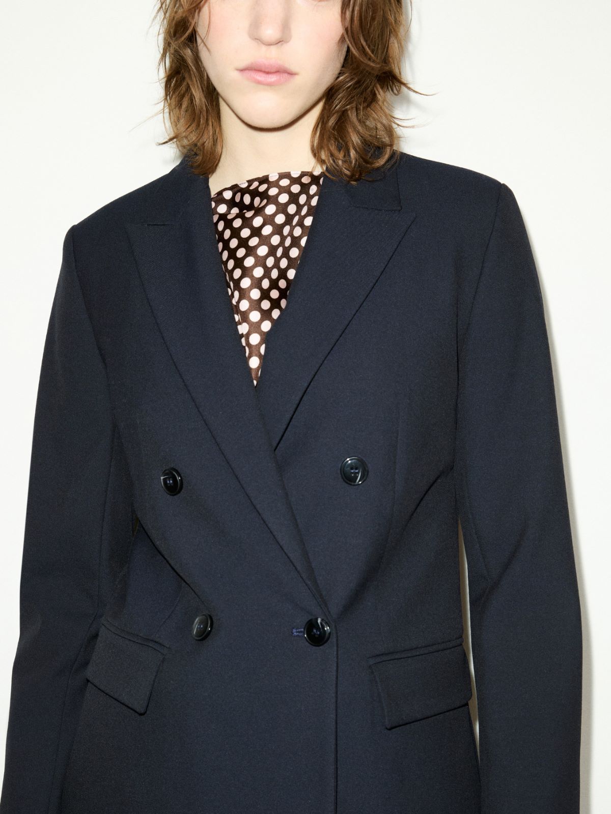 Double-breasted blazer - NAVY - MAX&Co. - 3