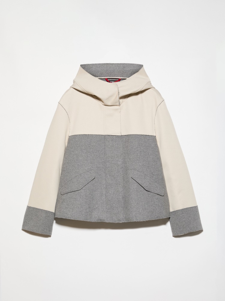 Colour-blocked jacket Raeburn &Co.llaboration - MELANGE GREY - MAX&Co. - 6