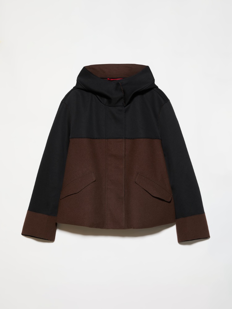 Colour-blocked jacket Raeburn &Co.llaboration - DARK BROWN - MAX&Co. - 6