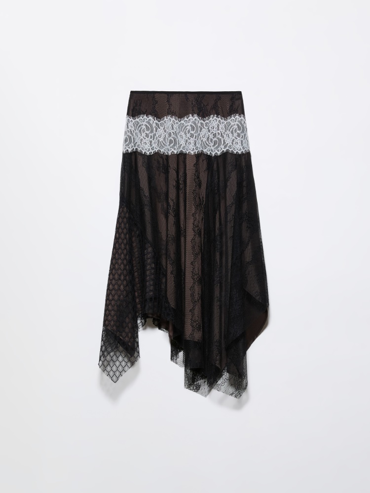 Lace skirt Sami Miró &Co.llaboration - BLACK - MAX&Co. - 5