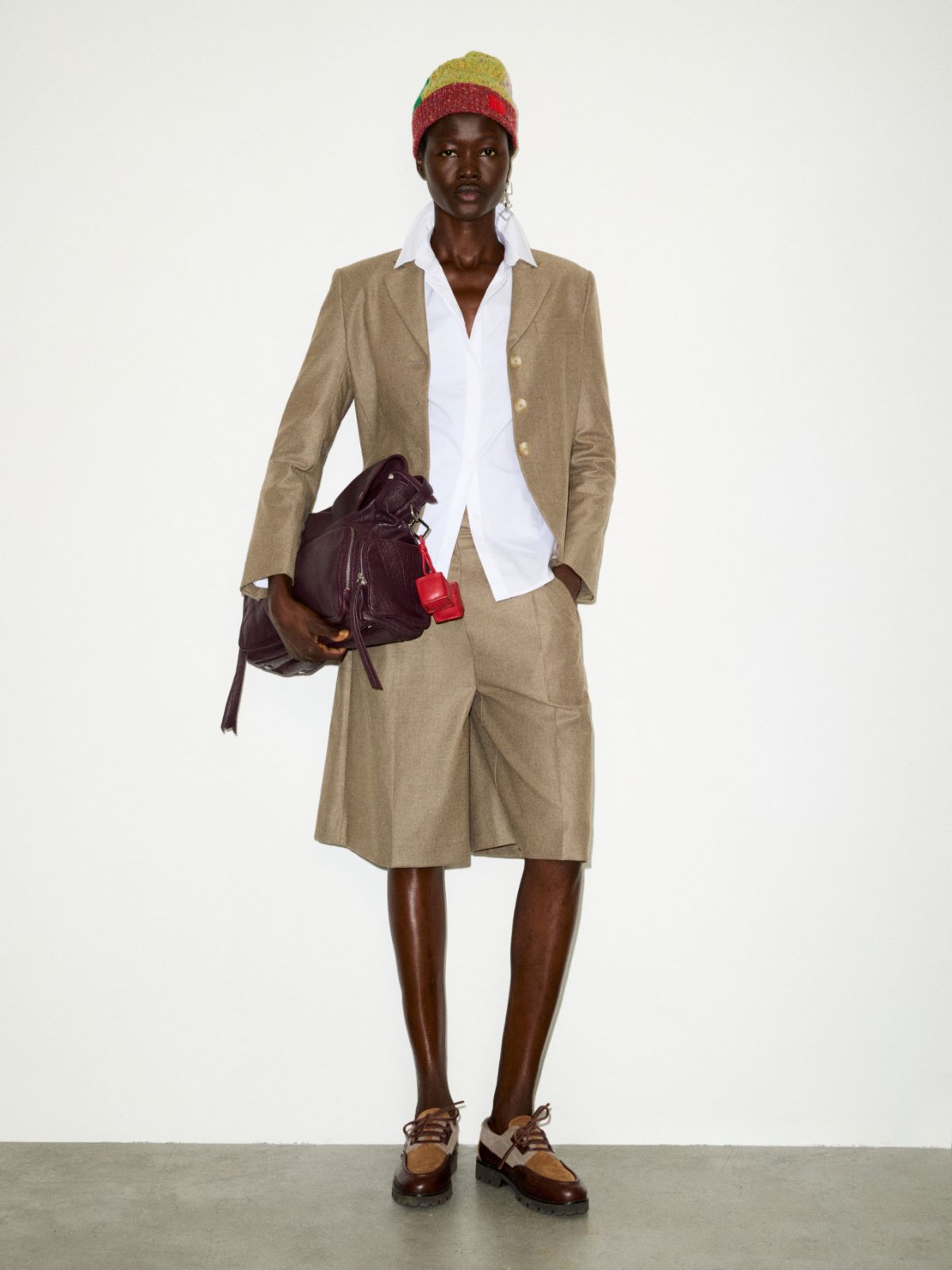 Slim poplin shirt - WHITE - MAX&Co. - 4