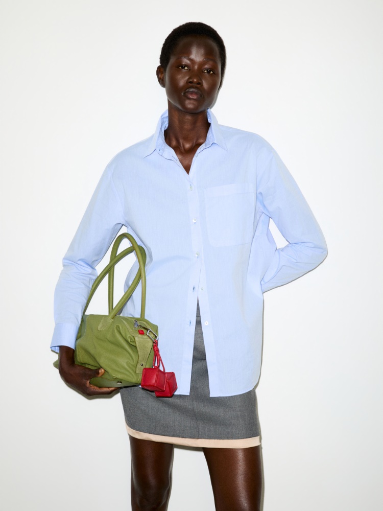 Loose-fitting poplin shirt - MAX&Co.