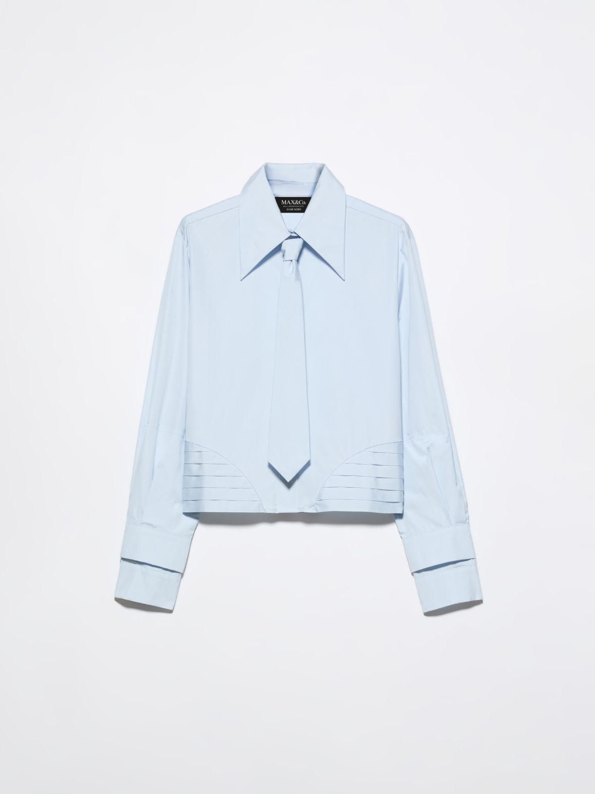 Boxy shirt Sami Miró &Co.llaboration - LIGHT BLUE - MAX&Co. - 5