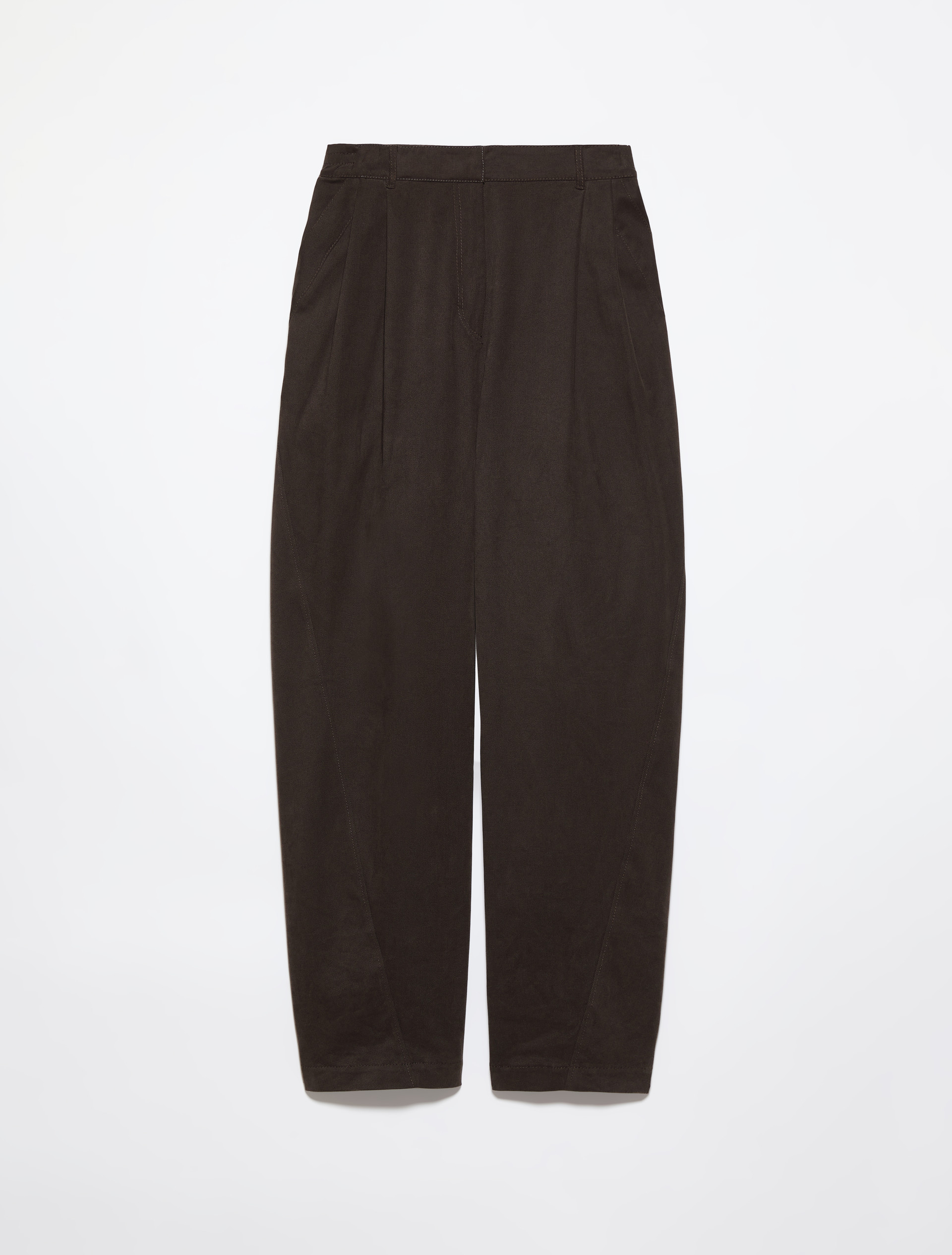 Barrel-leg trousers Raeburn &Co.llaboration - MAX&Co.