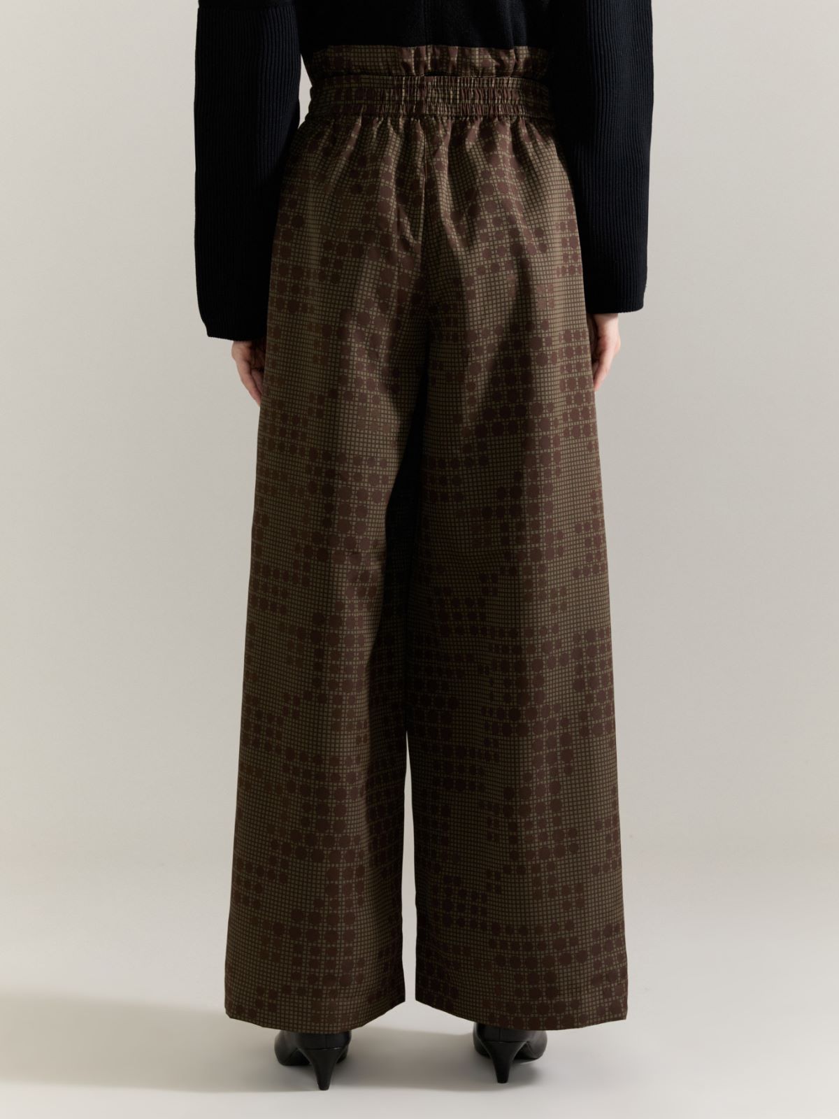 Jacquard trousers Raeburn &Co.llaboration - KAKI - MAX&Co. - 2