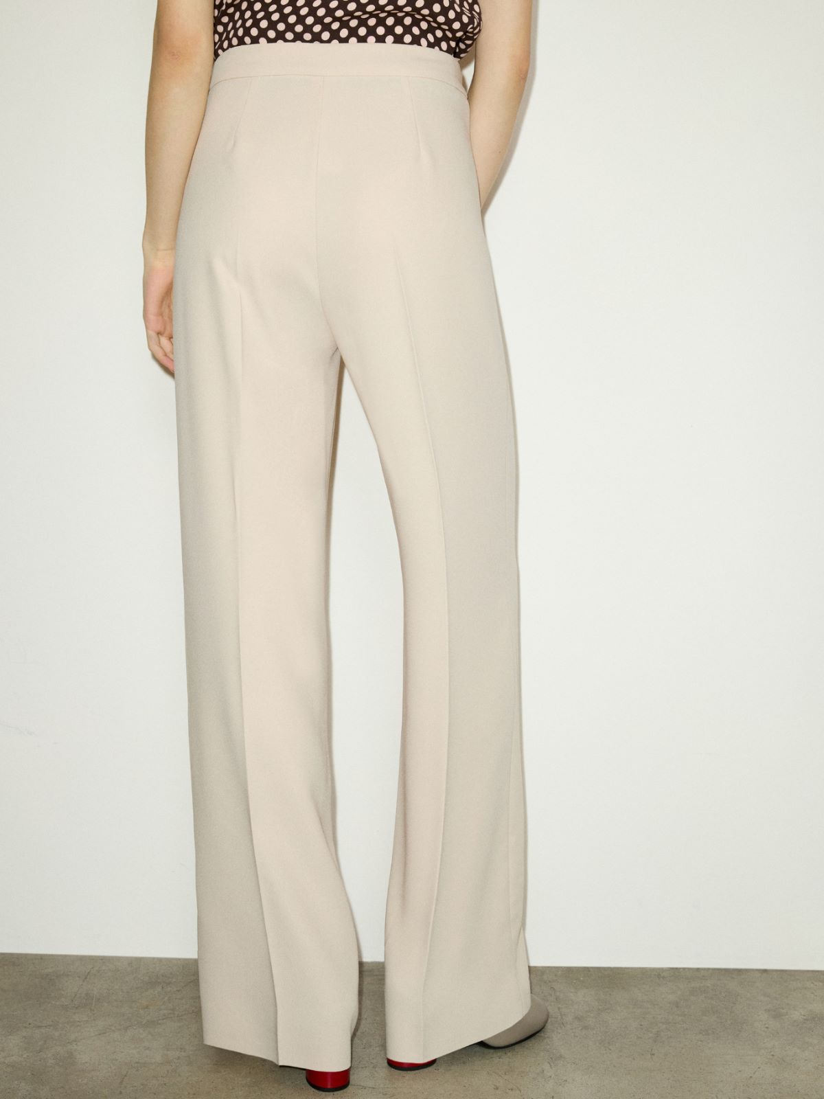Envers satin trousers - BEIGE - MAX&Co. - 2