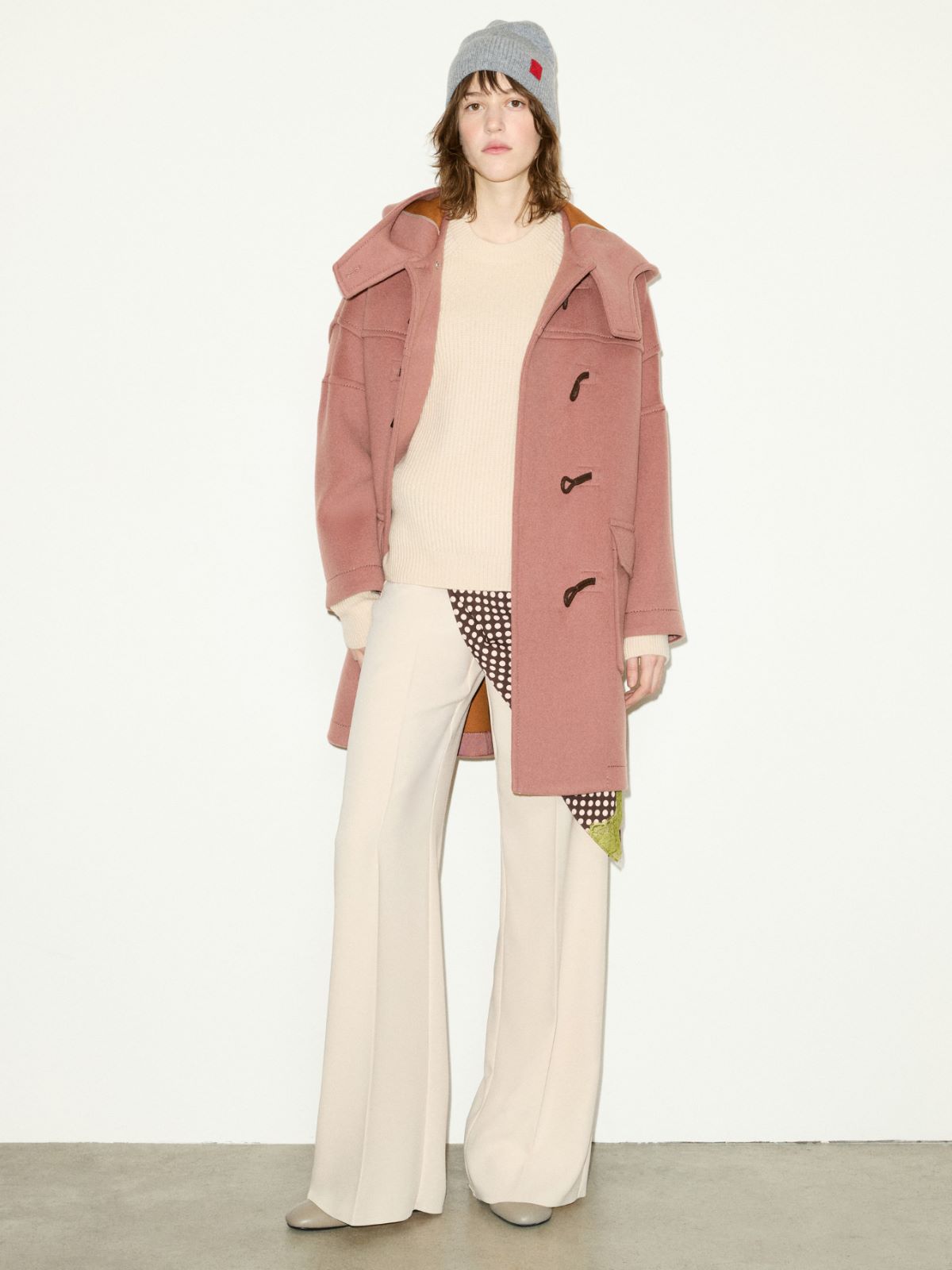 Envers satin trousers - BEIGE - MAX&Co. - 4