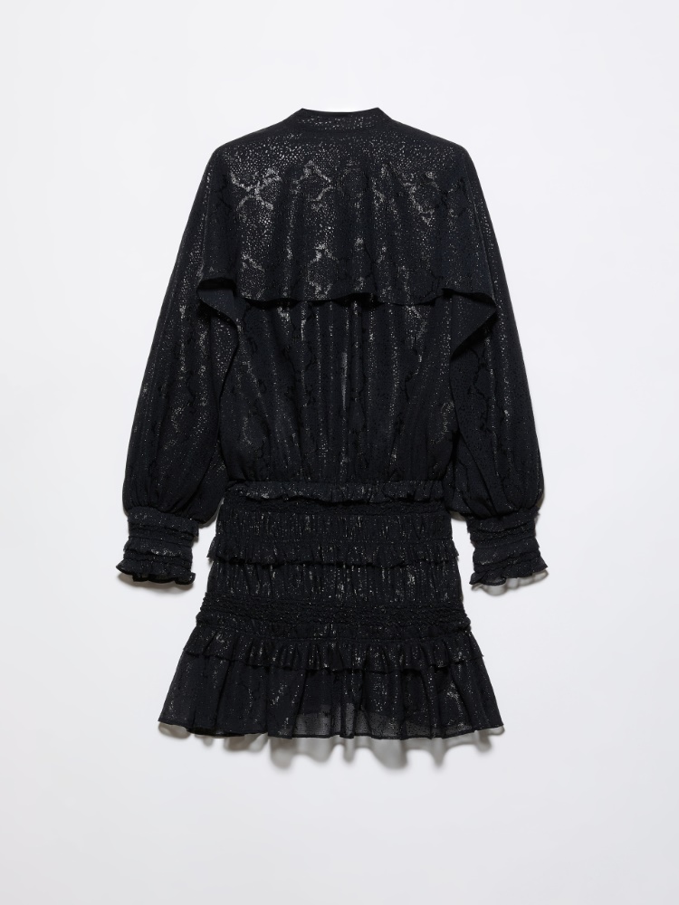 Crepon dress Sami Miró &Co.llaboration - BLACK - MAX&Co. - 5
