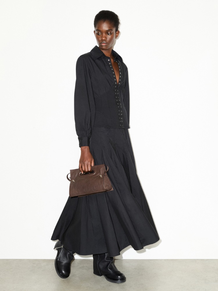 Shirt dress Sami Miró &Co.llaboration - BLACK - MAX&Co. - 4