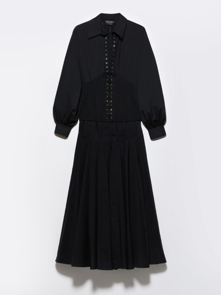 Shirt dress Sami Miró &Co.llaboration - BLACK - MAX&Co. - 5
