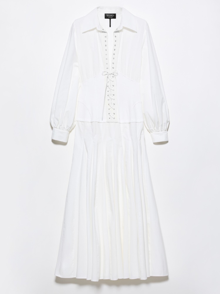 Shirt dress Sami Miró &Co.llaboration - WHITE - MAX&Co. - 5