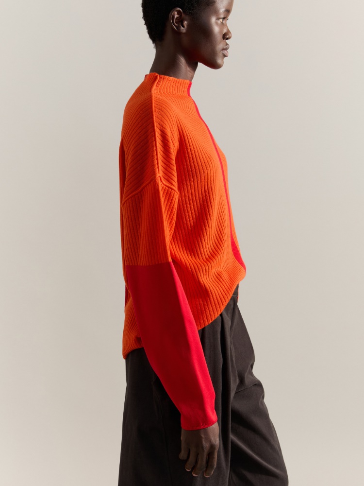 Ribbed knit sweater Raeburn &Co.llaboration - MAX&Co. - 3