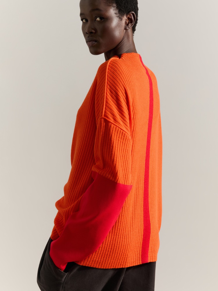 Ribbed knit sweater Raeburn &Co.llaboration - MAX&Co. - 4