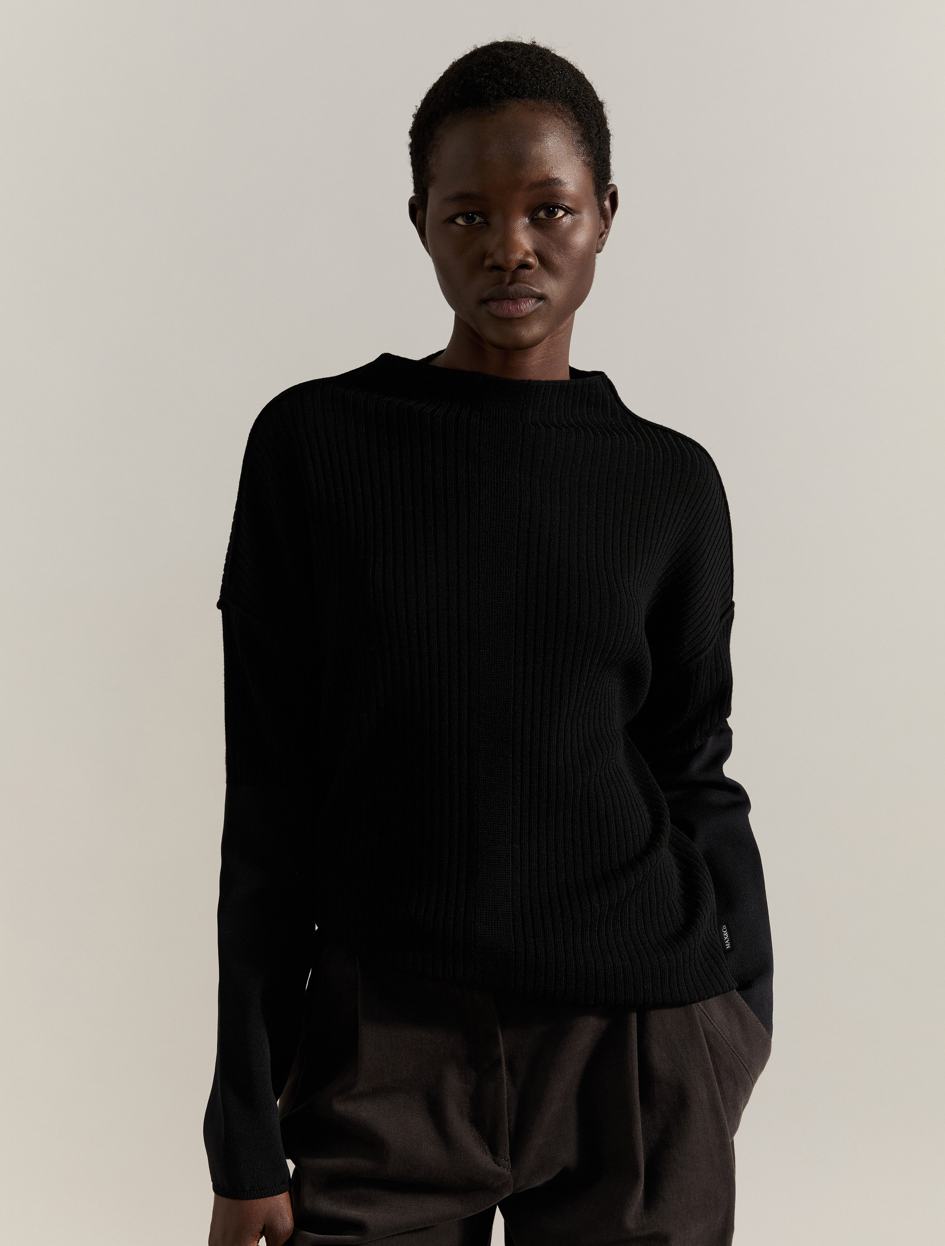 Ribbed knit sweater Raeburn &Co.llaboration - MAX&Co.