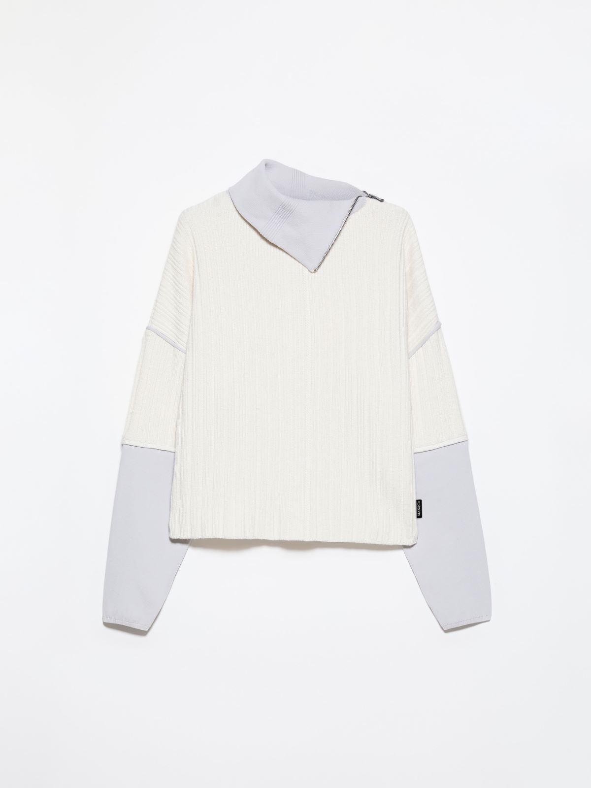 Colour-block sweater Raeburn &Co.llaboration - WOOL WHITE - MAX&Co. - 6
