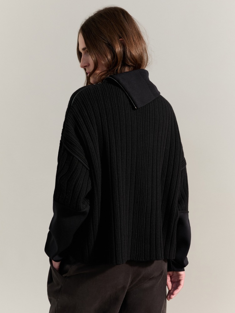 Colour-block sweater Raeburn &Co.llaboration - BLACK - MAX&Co. - 2