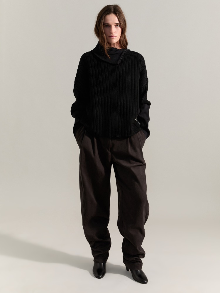 Colour-block sweater Raeburn &Co.llaboration - BLACK - MAX&Co. - 5