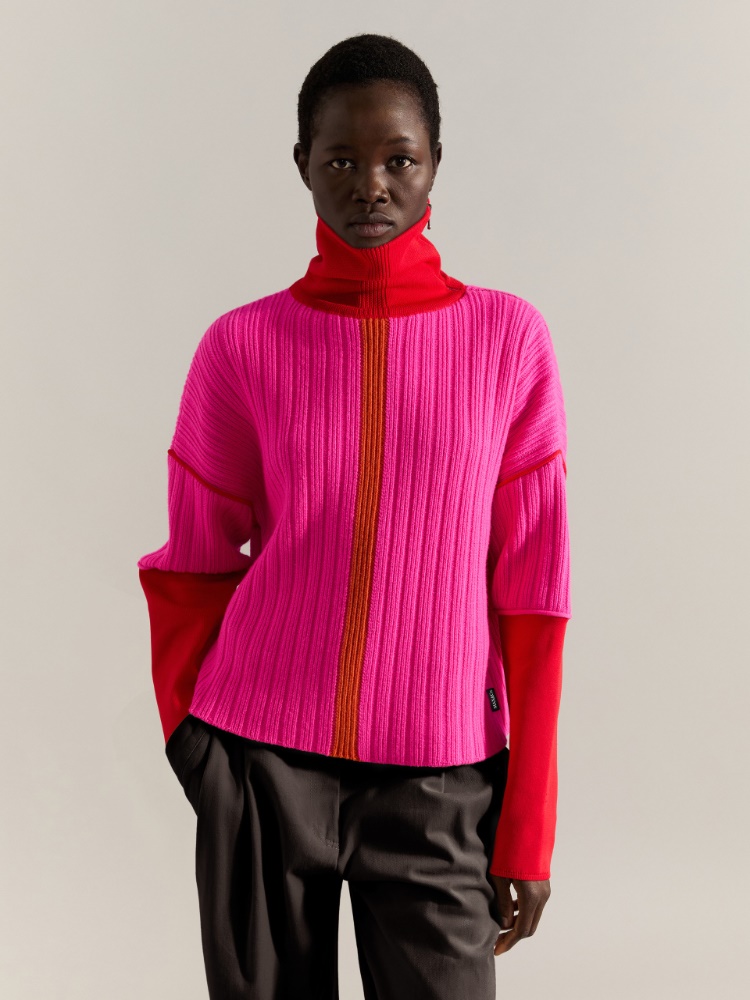 Colour-block sweater Raeburn &Co.llaboration - MAX&Co.