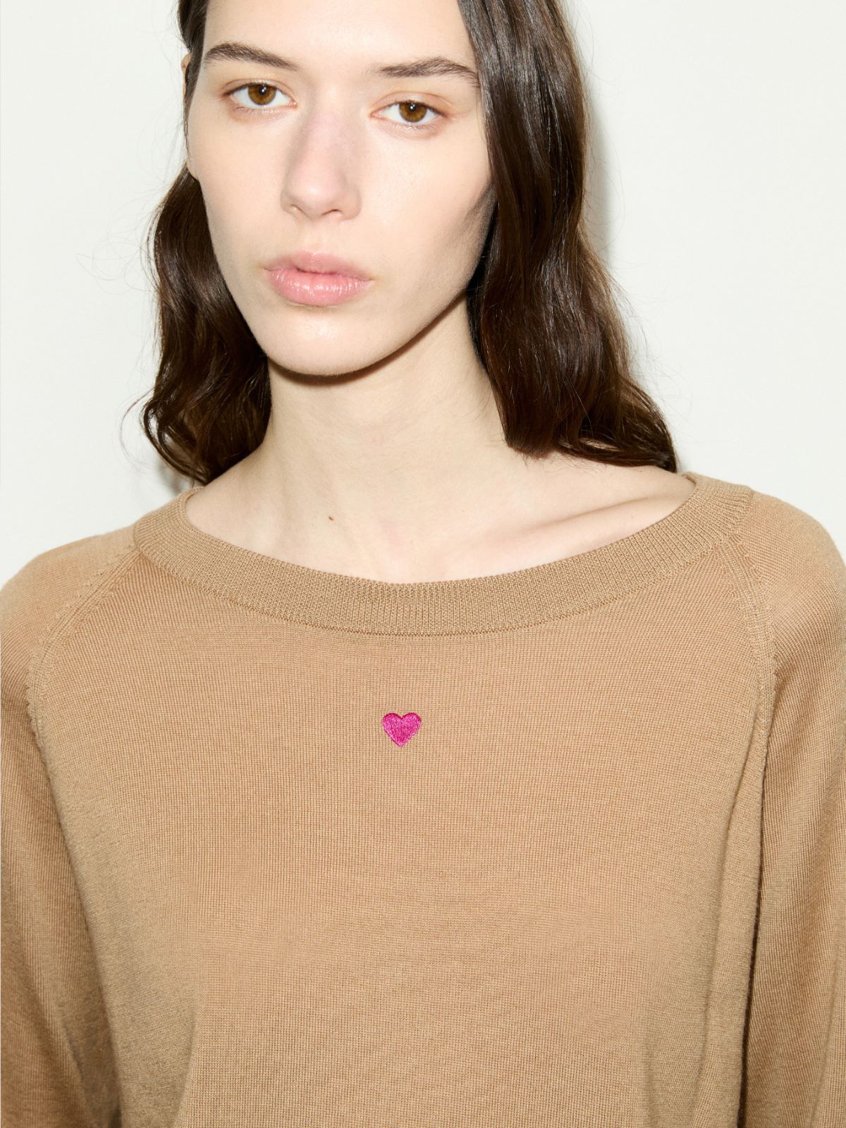 Pure merino wool jumper - CAMEL - MAX&Co. - 3