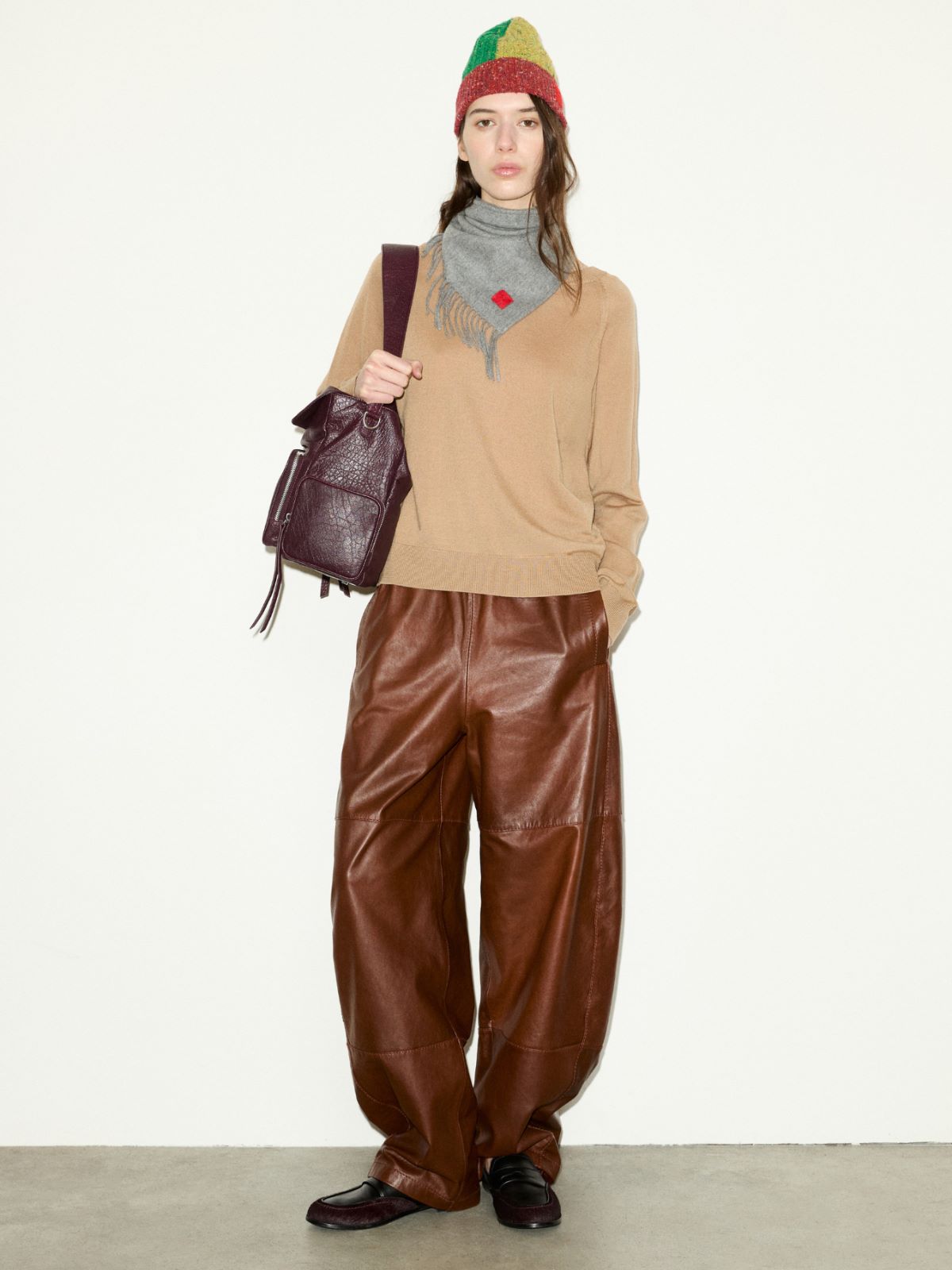 Pure merino wool jumper - CAMEL - MAX&Co. - 5