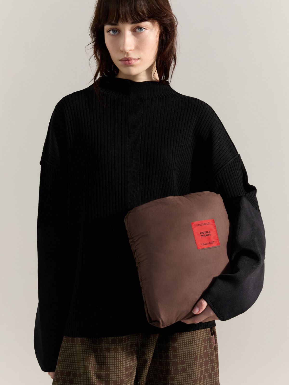 Jacquard down jacket Raeburn &Co.llaboration - KAKI - MAX&Co. - 5
