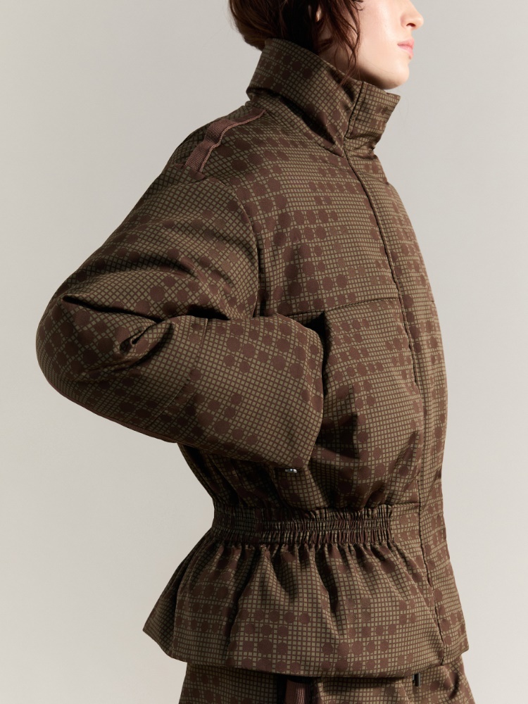 Jacquard down jacket Raeburn &Co.llaboration - KAKI - MAX&Co. - 4