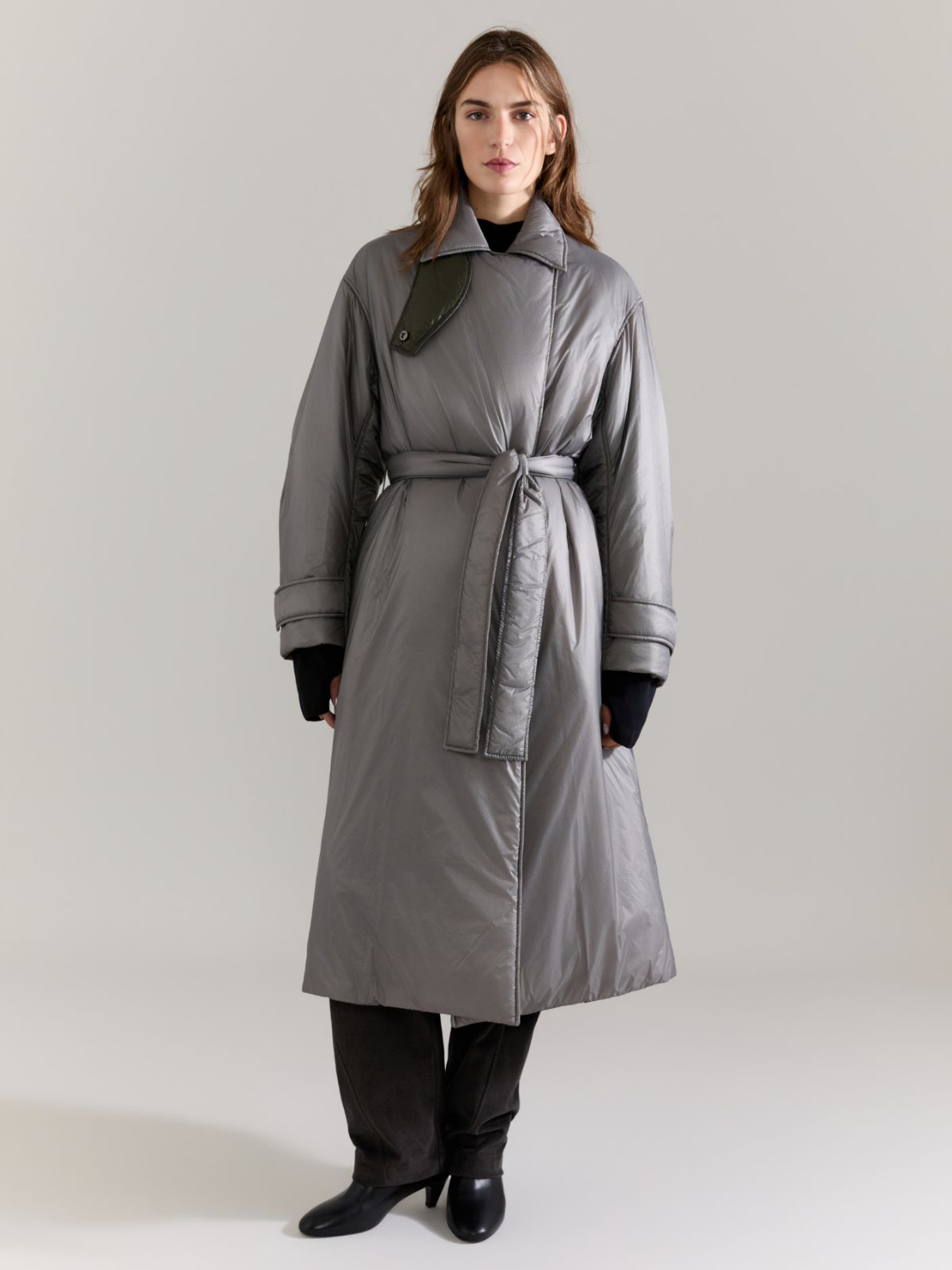 Padded coat Raeburn &Co.llaboration - DARK GREY - MAX&Co.