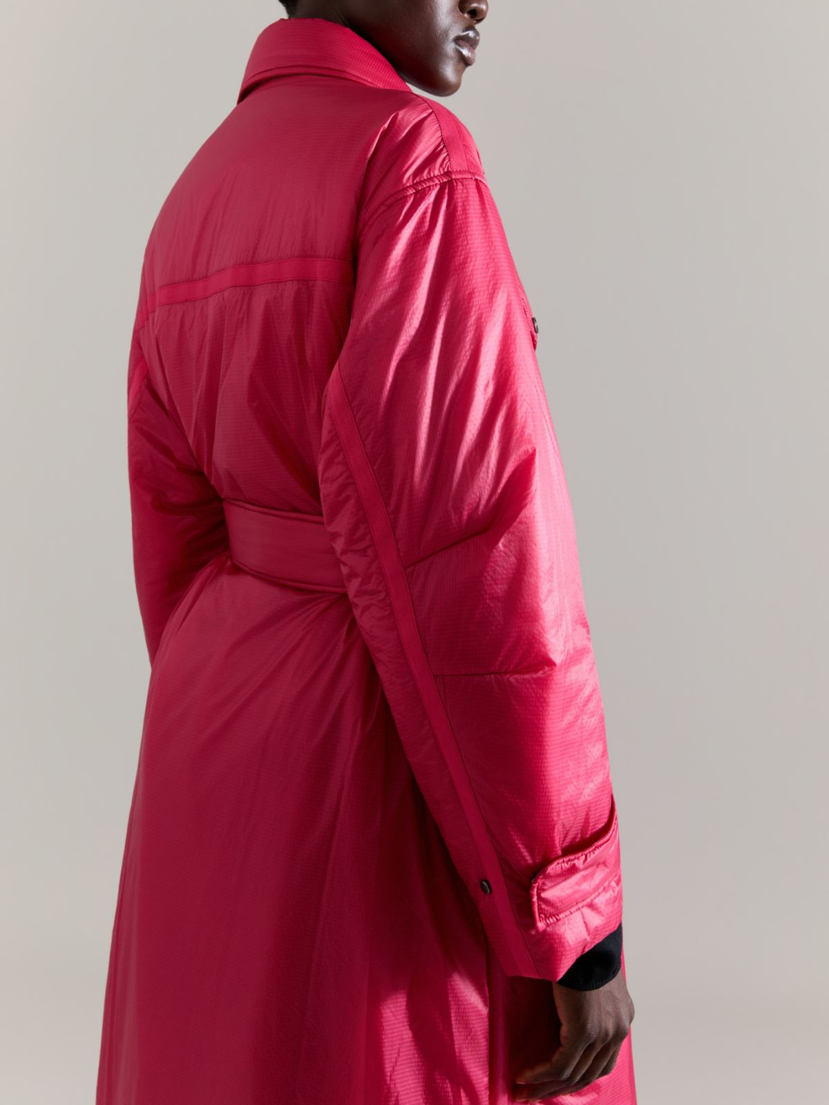 Padded coat Raeburn &Co.llaboration - CHERRY - MAX&Co. - 4