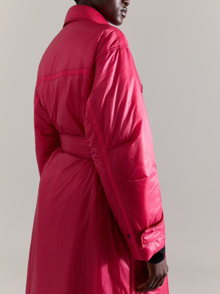 Padded coat Raeburn &Co.llaboration - CHERRY - MAX&Co. - 4