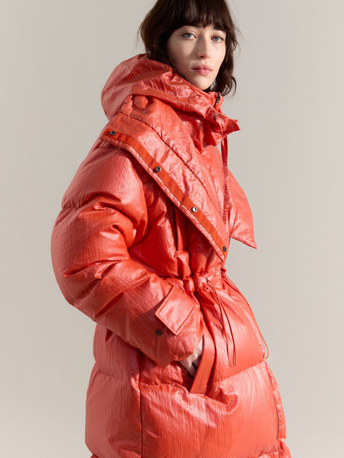 Down coat Raeburn &Co.llaboration - ORANGE - MAX&Co. - 3