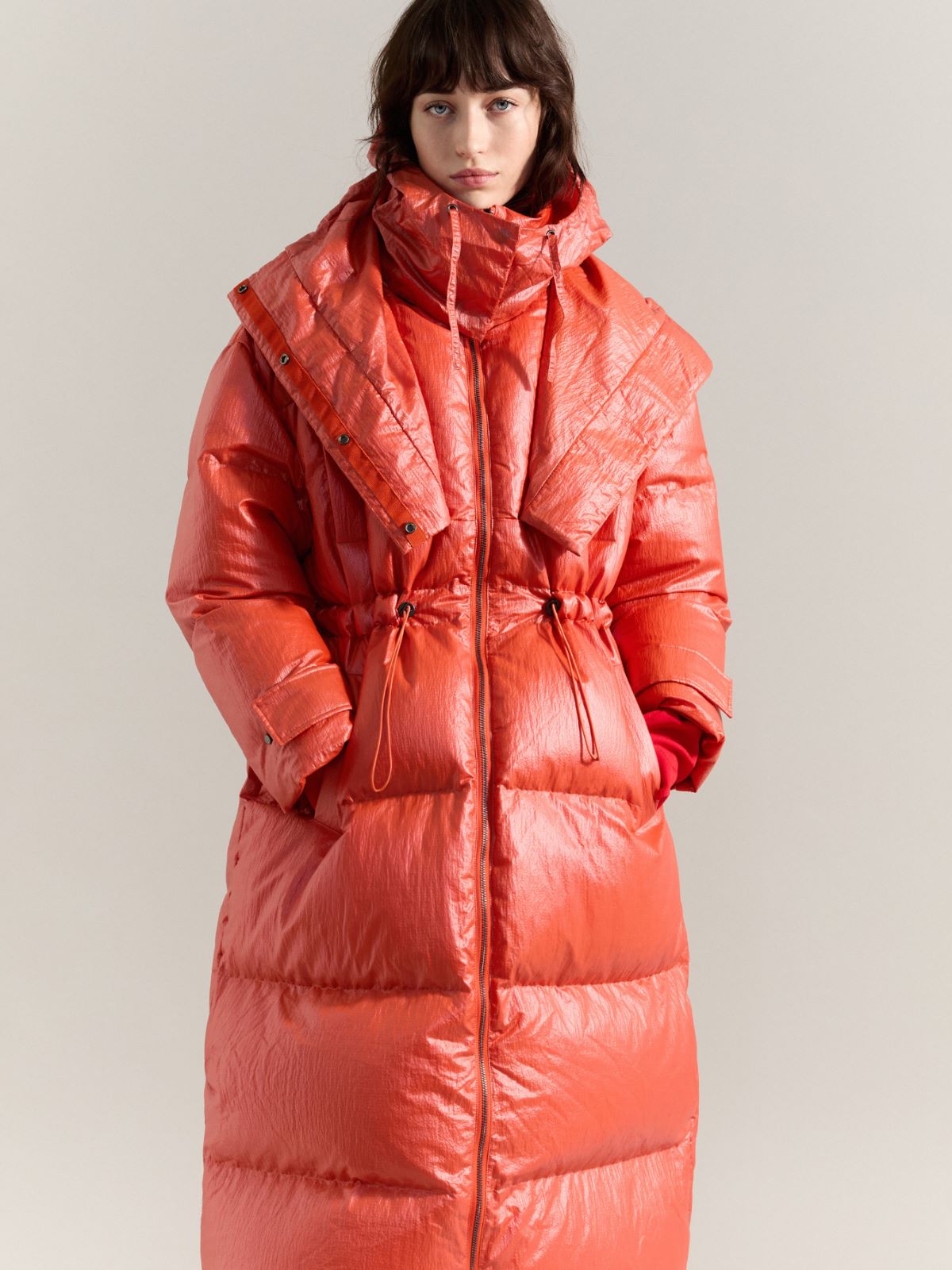 Down coat Raeburn &Co.llaboration - ORANGE - MAX&Co. - 5