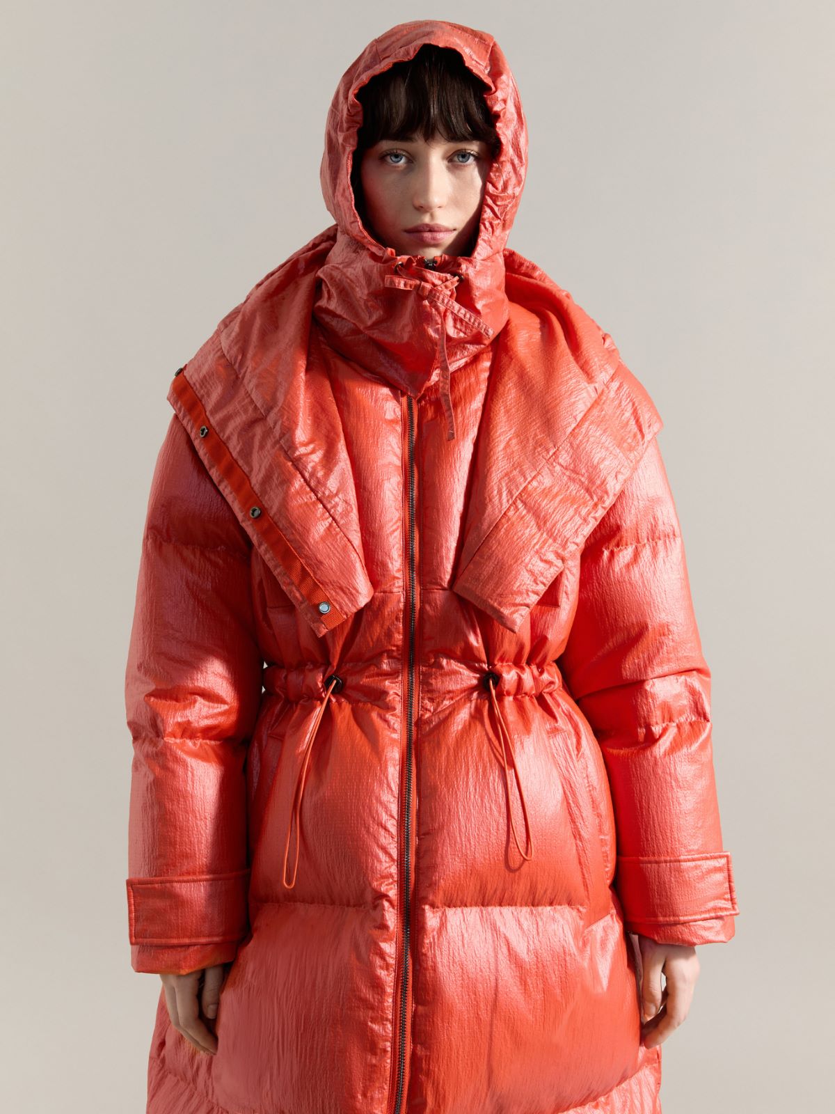 Down coat Raeburn &Co.llaboration - ORANGE - MAX&Co. - 4