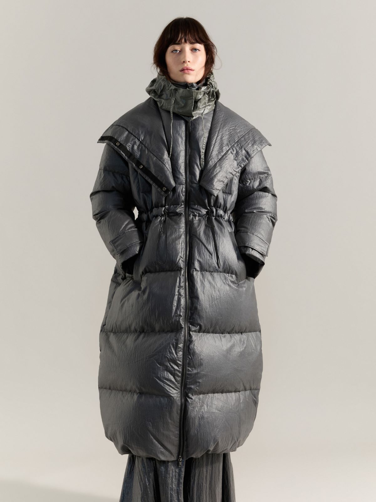 Down coat Raeburn &Co.llaboration - BLACK - MAX&Co.