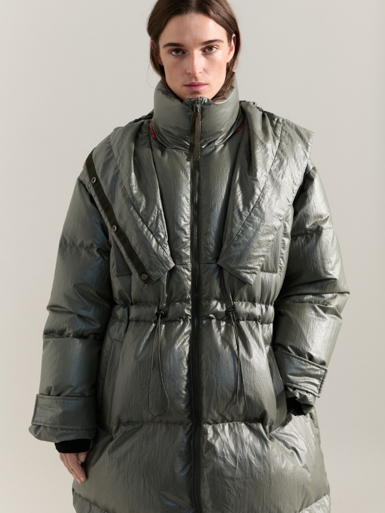 Down coat Raeburn &Co.llaboration - KAKI - MAX&Co. - 3