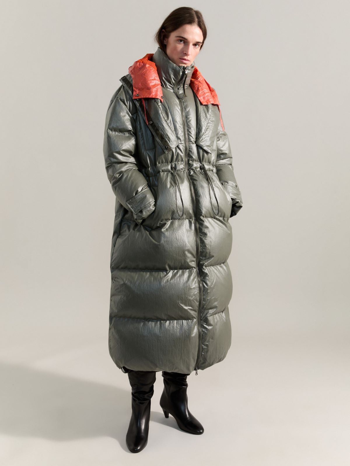 Down coat Raeburn &Co.llaboration - KAKI - MAX&Co.