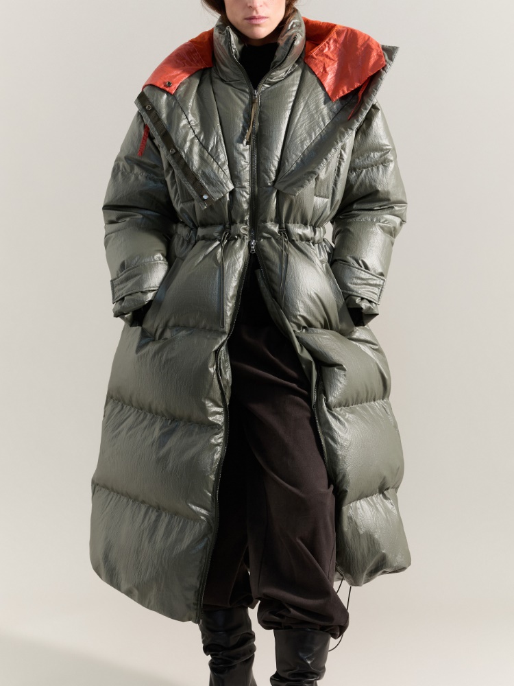 Down coat Raeburn &Co.llaboration - KAKI - MAX&Co. - 5