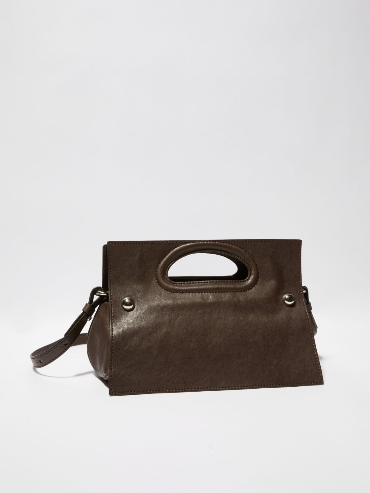 Bookbag in pelle Sami Miró &Co.llaboration - MARRONE - MAX&Co. - 2