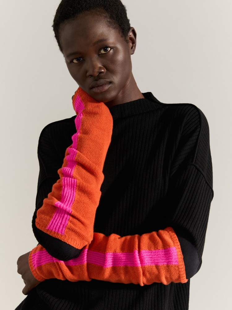 Arm warmers Raeburn &Co.llaboration - ORANGE - MAX&Co. - 3