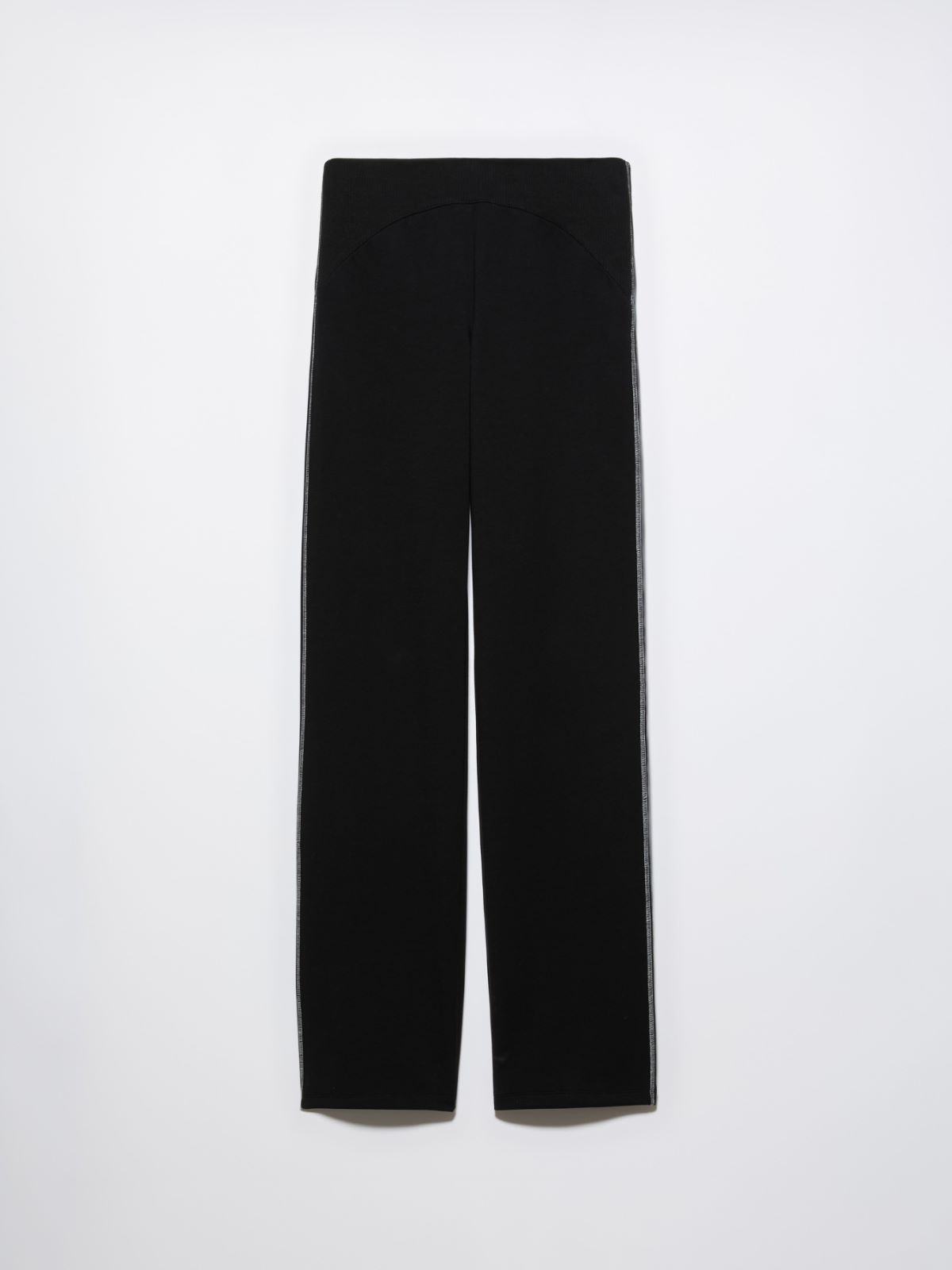 Pantaloni in jersey Sami Miró &Co.llaboration - NERO - MAX&Co. - 5