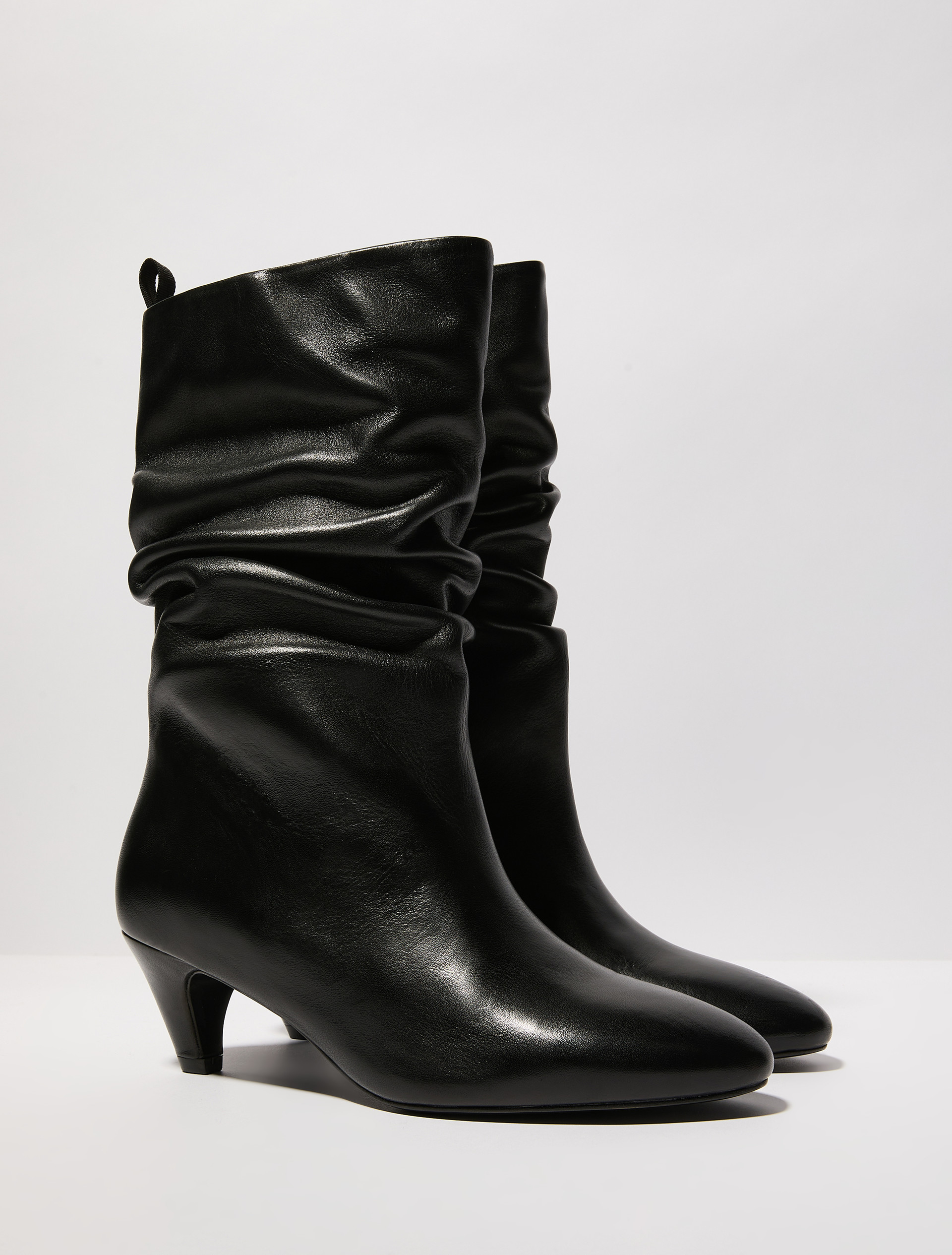 Leather boots Raeburn &Co.llaboration - MAX&Co.