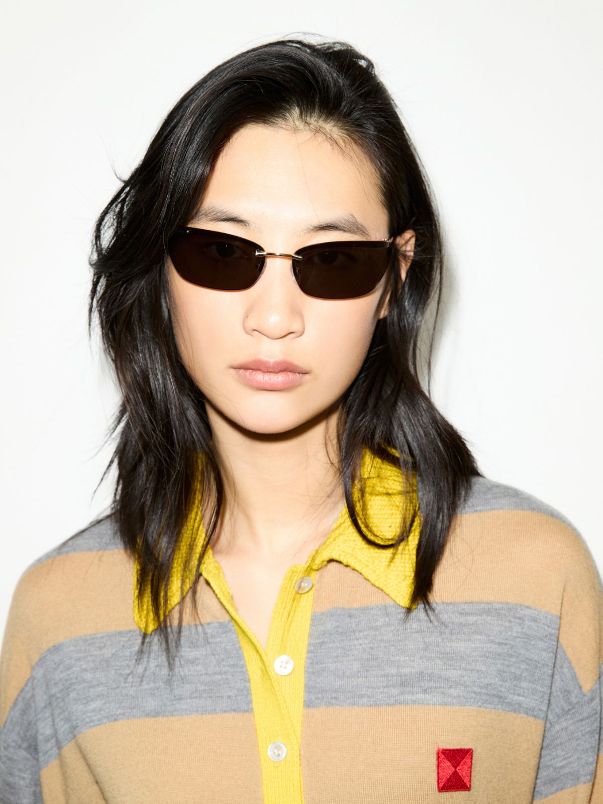 Light metal glasses - YELLOW - MAX&Co. - 4