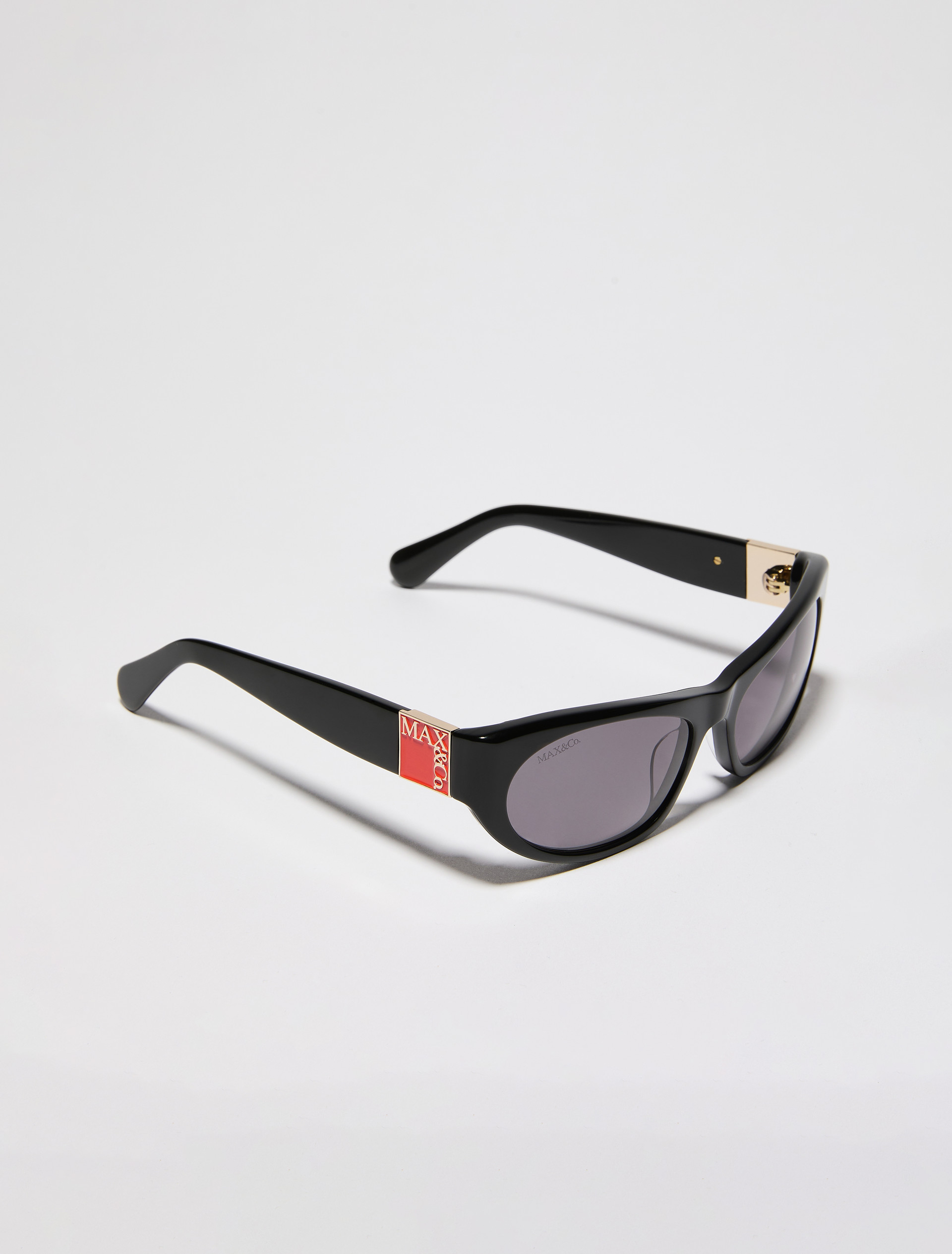 Acetate cat-eye glasses - BLACK - MAX&Co. - 2