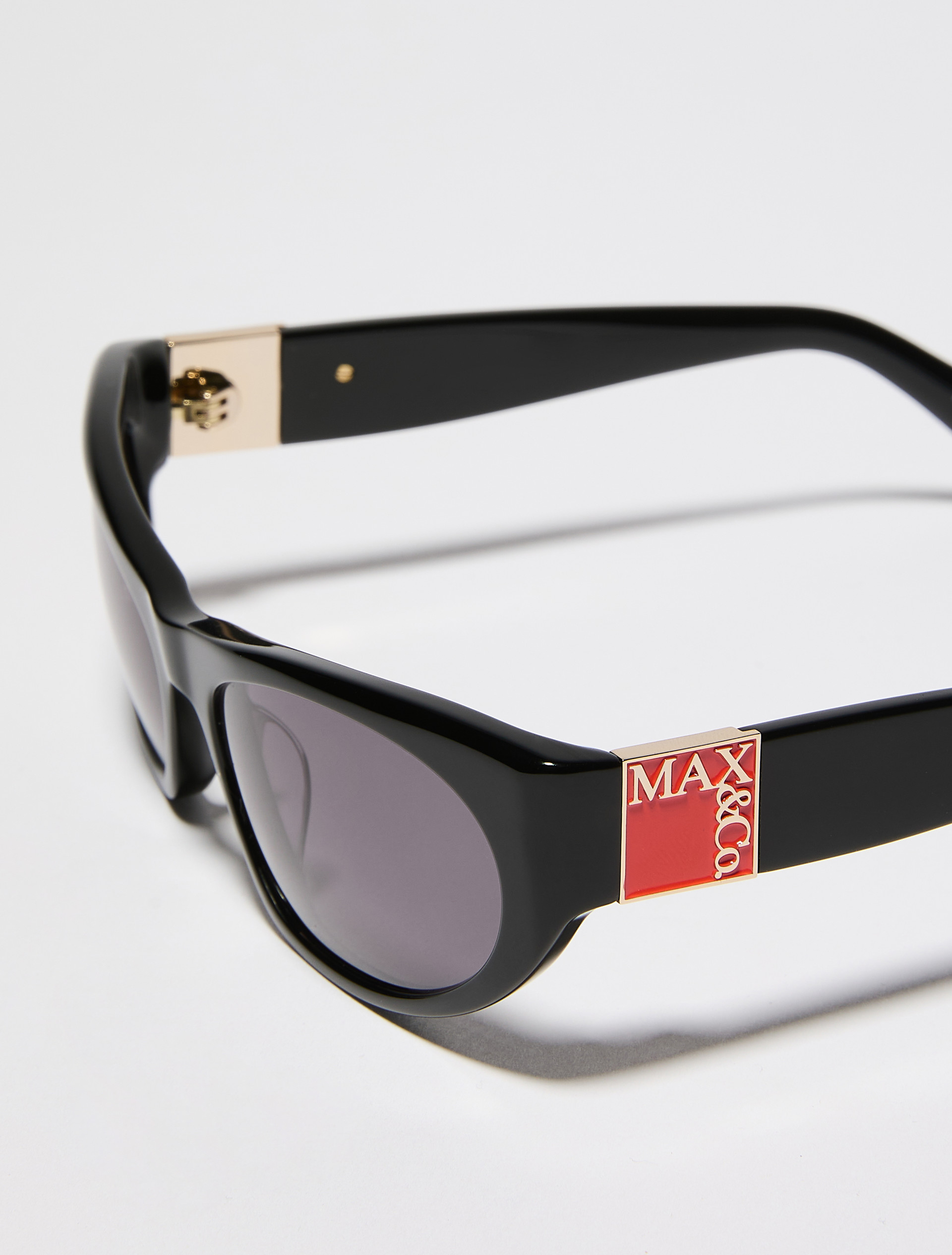 Acetate cat-eye glasses - BLACK - MAX&Co. - 3
