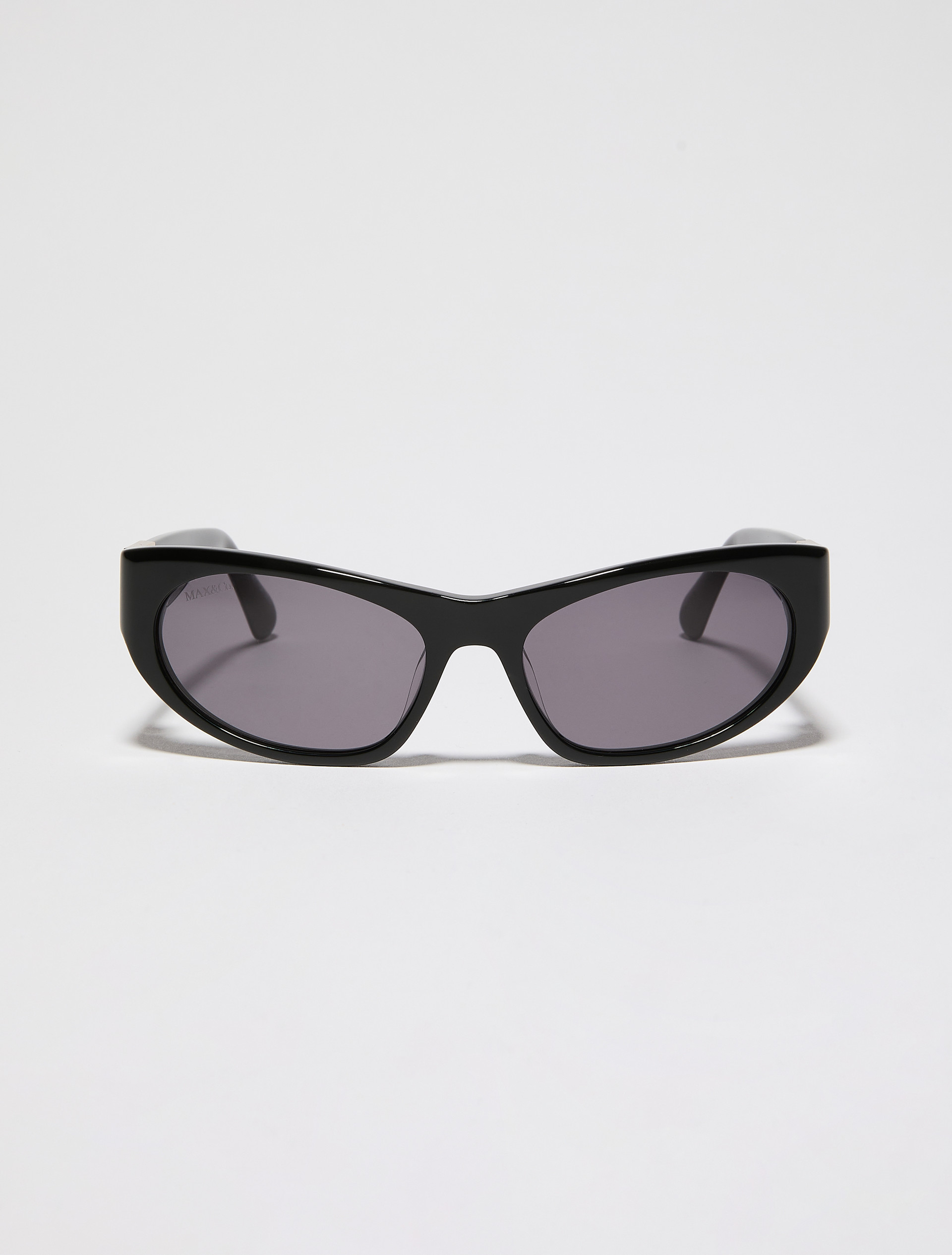Acetate cat-eye glasses - BLACK - MAX&Co.